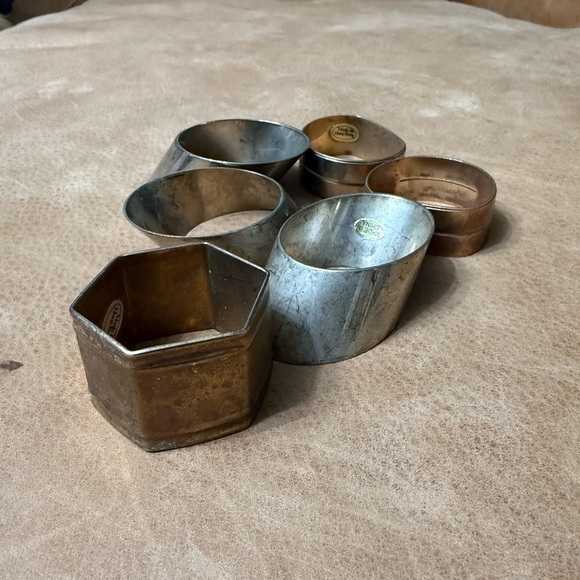 Mixed Lot Of Vintage Napkin Holder Rings - Picture 1 of 7